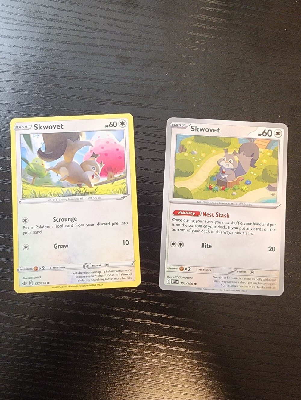 Pokemon TCG Skwovet Set